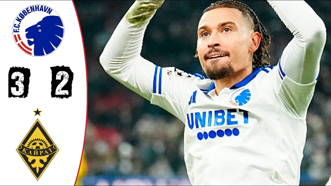 Watch FC Copenhagen vs Kairat Almaty Highlights