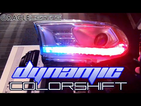 2016-2018 Dodge Durango ORACLE Dynamic ColorSHIFT RGBW Headlight DRL Kit DIY Install