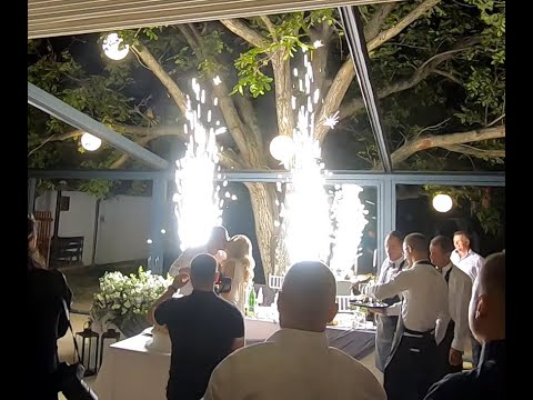 Mladenačka - svadbena torta - vatrometi - restoran Bulać - Čenej