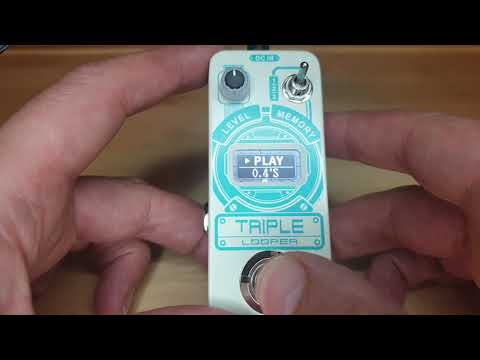 Donner Triple Looper Guitar Pedal. Unboxing & first impressions.