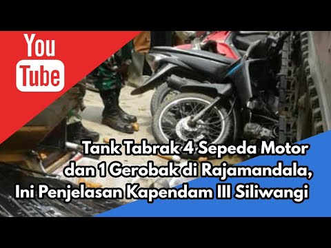 Tank Tabrak 4 Sepeda Motor dan 1 Gerobak di Rajamandala, Ini Penjelasan Kapendam III/Siliwangi