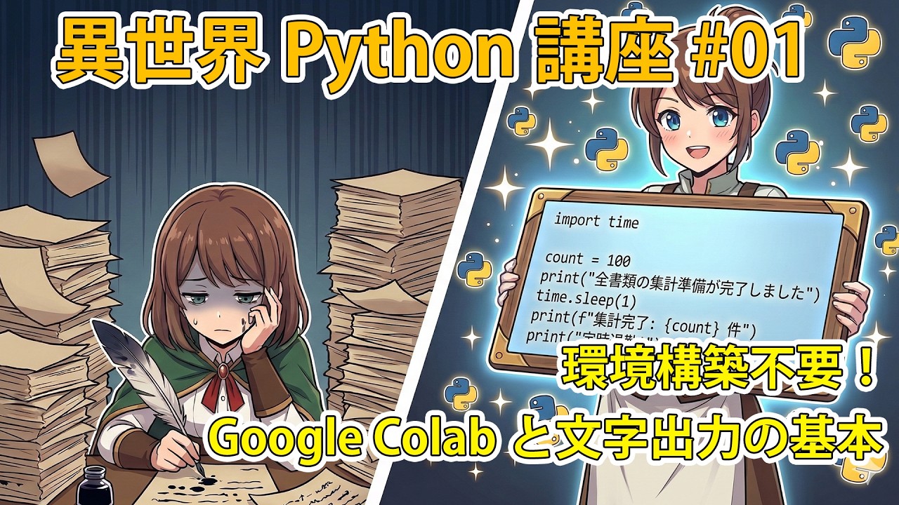 異世界Python講座#01