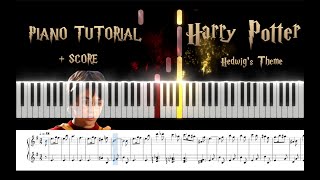 Hedwig's Theme from Harry Potter, piano Tutorial + score