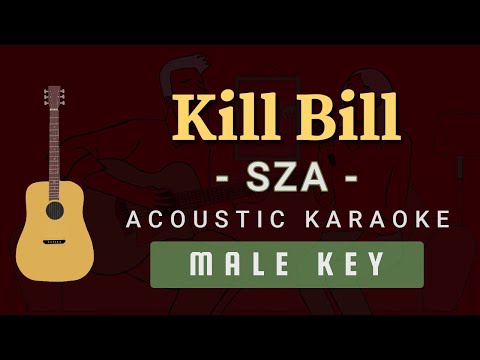 Kill Bill - SZA [Acoustic Karaoke | Male Key]