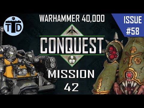 Space Marine Attack Bike! Warhammer 40k Conquest Issue 58 Battle Report
