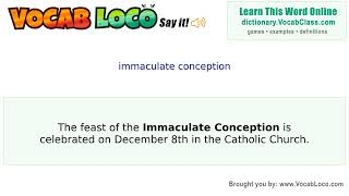 Video thumbnail for immaculate conception