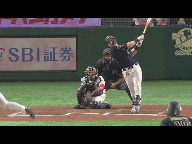 【6回表】バファローズ・メネセスが先制タイムリー2ベースで試合の均衡を破る‼ 2019/4/22 H-B