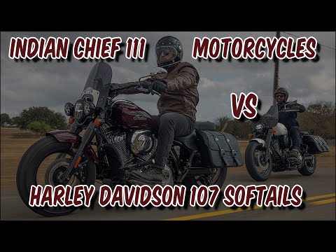2022 Indian Chief 111 Thunderstroke versus Harley Davidson 107 M8 Softails
