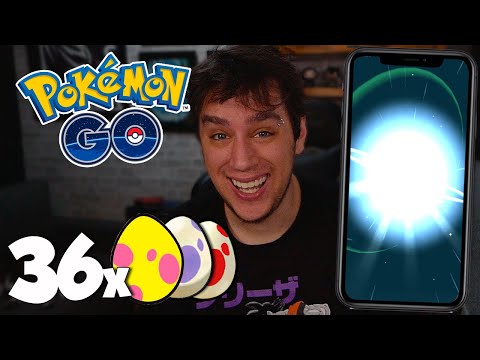CHOCAMOS 36 OVOS EM BUSCA DO RIOLO SHINY! VALE A PENA?  - Pokémon Go Capturando Shiny #223