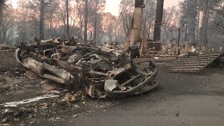 Raw footage of Camp Fire evacuees, devastation in Paradise and abandoned Feather River hospital