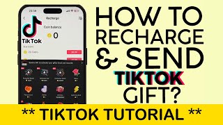 (EASY) How to Send Gifts on Tiktok | How to Recharge Coins on Tiktok 2024