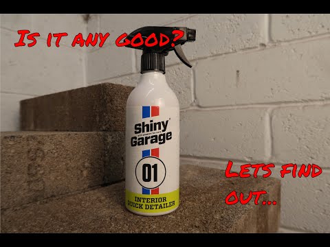Shiny Garage Interior Quick Detailer