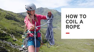 Learning to Trad Climb: How to a coil rope #BonusEpisode