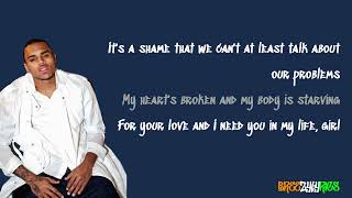 Chris Brown - Submarine [LYRIC VIDEO]