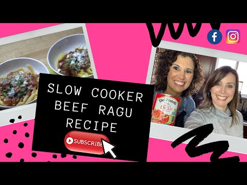 Slow Cooker Beef Ragu Recipe