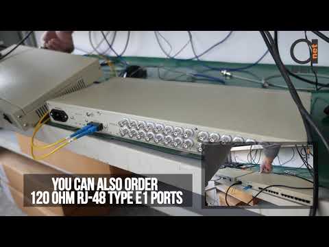 16 E1 g.703/ g.704  Fiber Optical Muliplexer Optimux for Single & Multimode cables