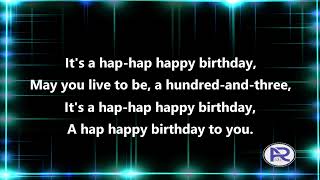 It&#39;s a hap hap happy birthday - English Party song with lyrics