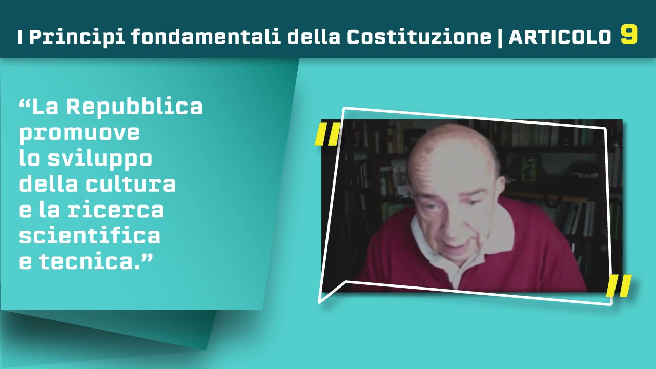 Gustavo Zagrebelsky - Commento all'articolo 9 della Costituzione