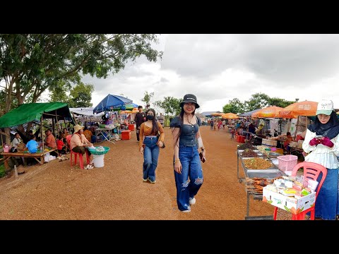 Cambodia Countryside Street Food Tour in Kampong Chnang Province, Traditional Market, & More Amazing