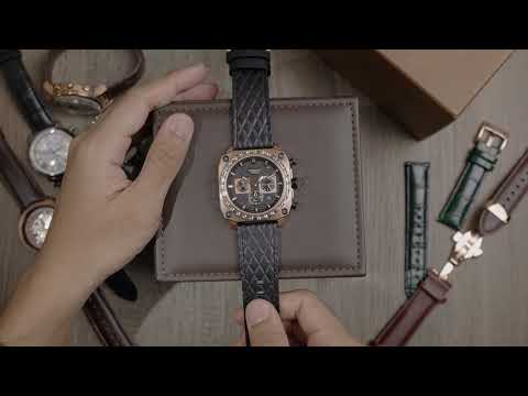 Tomaz Men's Watch Jezper with Swarovski TQ021B-D3 (White)