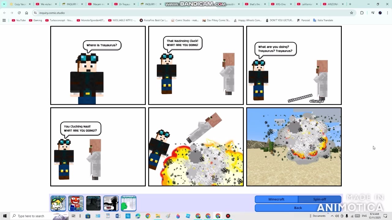 The Recreation of Dr. Trayaurus Caught Lacking in Comic Studio