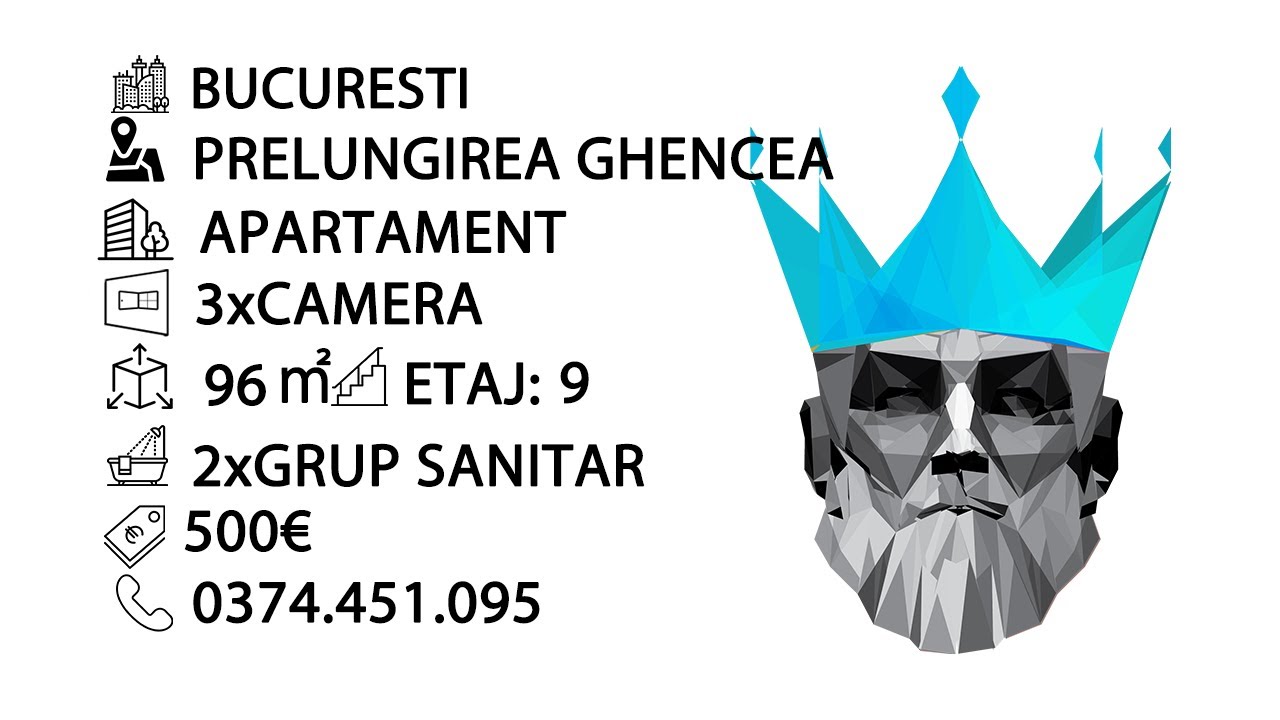 Tur video 3 Camere | Prelungirea Ghencea | Terasa 40MP | Centrala | Parcare