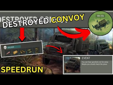 Destroyed Convoy in Last Day on Earth SPEEDRUN - FREE GAME