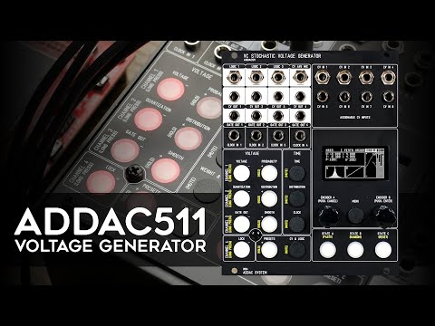 THE MOST FLEXIBLE VOLTAGE GENERATOR | ADDAC System - ADDAC511 VC Stochastic Voltage Generator