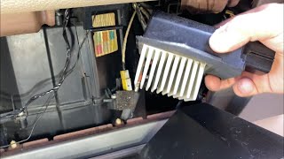 How to Replace Blower Motor Resistor 04-08 Ford F-150 with Automatic AC