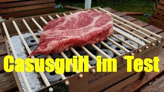 Im Test: der Casusgrill - Einweggrill? Öko? Logisch!