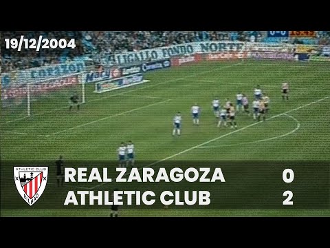⚽️ [Liga 04/05] J16 I Real Zaragoza 0 - Athletic Club 2 I LABURPENA