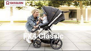 GESSLEIN Kinderwagen FX4 Classic | Der komfortable Klassische