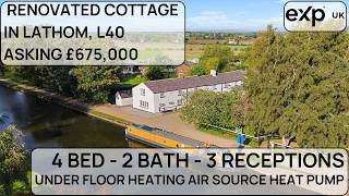 £𝟲𝟳𝟱,𝟬𝟬𝟬 𝗖𝗮𝗻𝗮𝗹-𝗦𝗶𝗱𝗲 𝗖𝗼𝘁𝘁𝗮𝗴𝗲 𝗧𝗼𝘂𝗿 | 𝟰 𝗕𝗲𝗱𝗿𝗼𝗼𝗺𝘀 𝗶𝗻 𝗟𝗮𝘁𝗵𝗼𝗺, 𝗪𝗲𝘀𝘁 𝗟𝗮𝗻𝗰𝗮𝘀𝗵𝗶𝗿𝗲  #water