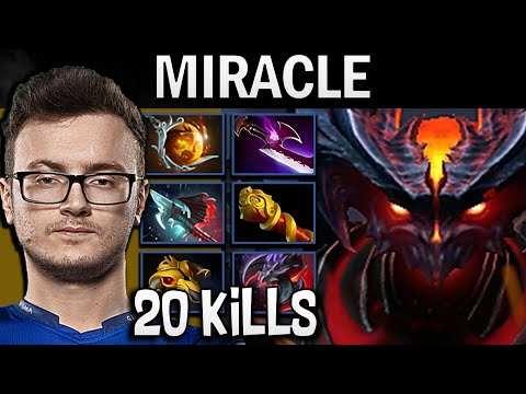 Shadow Fiend Gameplay Miracle with 20 Kills - Satanic - Dota 2 7.36