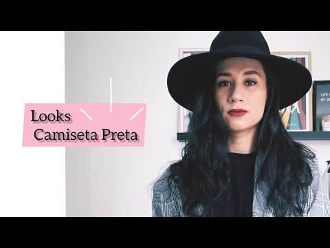 Looks com Camiseta Preta - Ideias