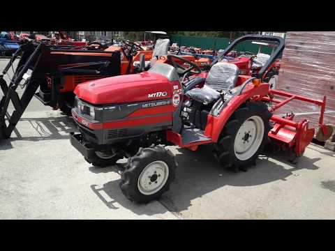 Японский мини трактор Mitsubishi MT170D