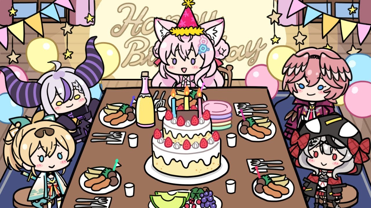 【切り抜き漫画】こよりのハッピーバースデー【ホロライブ/手描き】