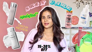 *New skincare update * tirtir powder face wash, tirtir milk rice and toner review*