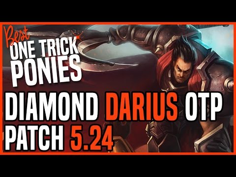 Patch 5.24 Darius Top OTP (Red-side vision) - Matchup: Gangplank - Ranked Diamond EUW [12/30/15]