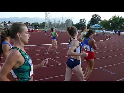 Ivana Ilič (SRB) 100 m Women Final 11.48 1st Place Balkan Championships Kraljevo 2023