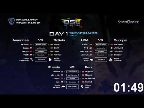 BSL9 Nation Wars - Day 1 || Casted by White-Ra & ZZZero