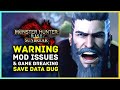 Monster Hunter Rise Sunbreak - Capcom Issues Mod Warning & Game Breaking Save Data Issue