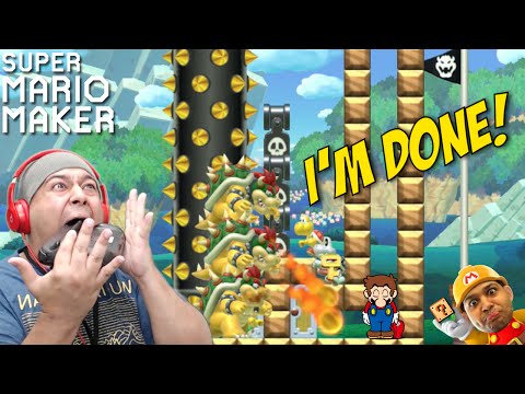 I'M SO F#%KING DONE WITH THESE LEVELS! [SUPER MARIO MAKER] [#45]