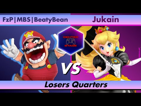 Center Stage #15 - FzP MBS BeatyBean (Wario) vs Jukain (Peach) - Smash Ultimate SSBU