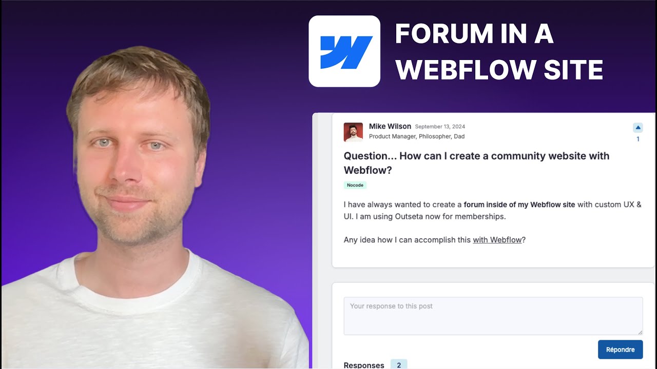 How To Add A Forum To A Webflow Website | Full Design Control 🎨 | Supersparks From Scratch Guide