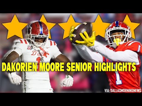 5 STAR DAKORIEN MOORE SENIOR HIGHLIGHTS!!