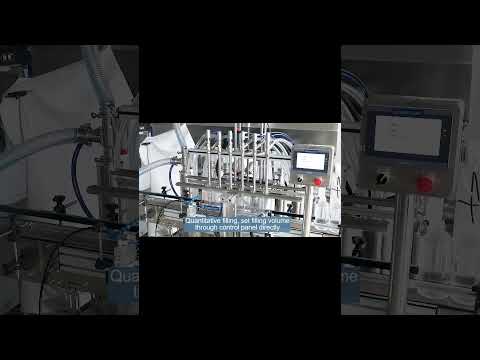 ZONESUN ZS-YT6T-6PX Automatic Servo Motor Six Diving Nozzles Paste Filling Machine