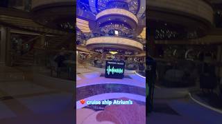 Do you love a cruise ship Atriums?? #youtubeshorts #cruise #travel