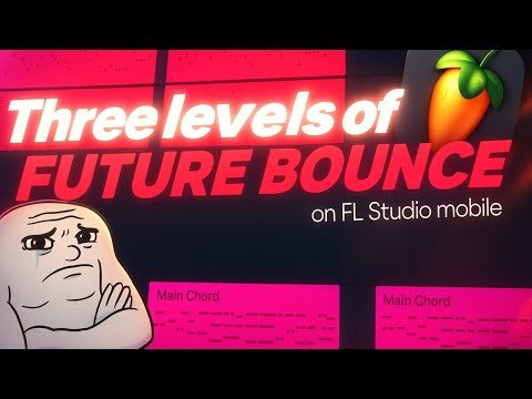 3 LEVELS of FUTURE BOUNCE on FL studio Mobile! | Noob VS. Pro VS. Legend
