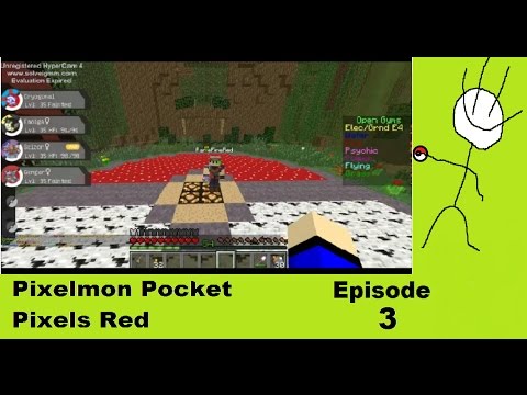 PIXELMON POCKET PIXELS RED EPISODE 3 l WAYYY TOO EASY